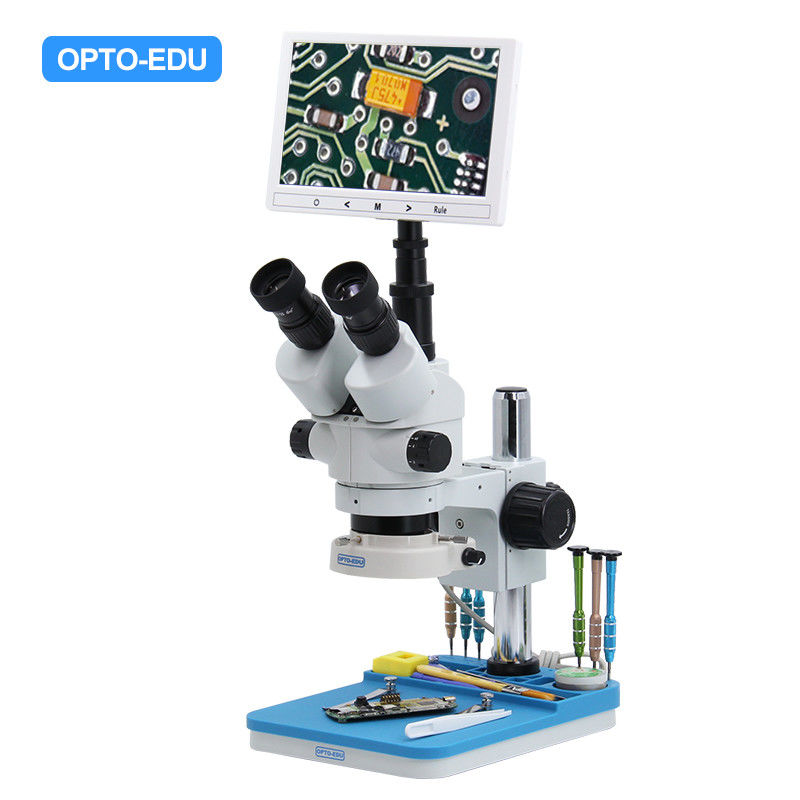 9" LCD Digital Zoom Stereo Optical Microscope