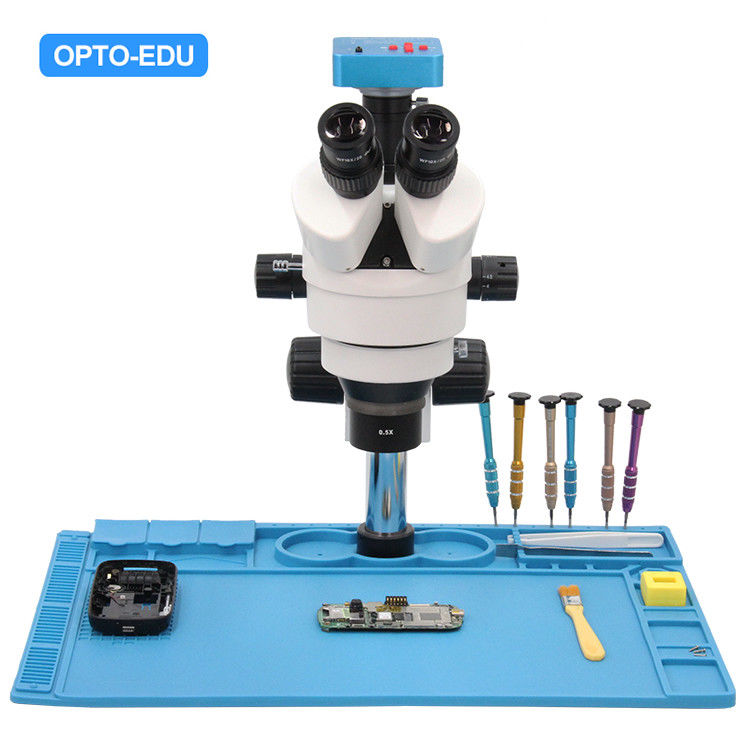 A23.1503 Zoom Stereo Microscope 0.7-4.5x Mobile Phone Repair Can Up To 3.5x-180x