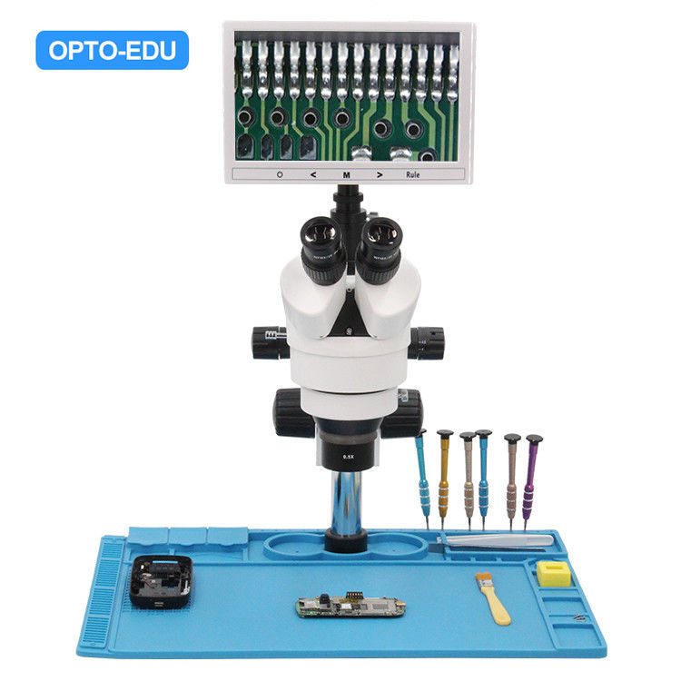 A23.1503 Zoom Stereo Microscope 0.7-4.5x Mobile Phone Repair Can Up To 3.5x-180x