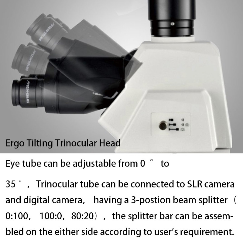 Full Auto Reflect Portable Metallurgical Microscope Semi APO BF+DF+DIC+PL A13.1095-R