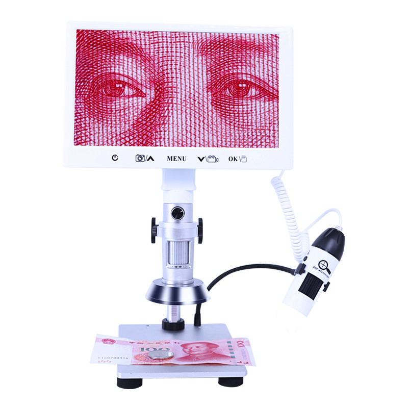 OPTO-EDU A36.5101 LCD USB Stereo Optical Microscope Portable Dual Lens Digital 2.0M 1.3M