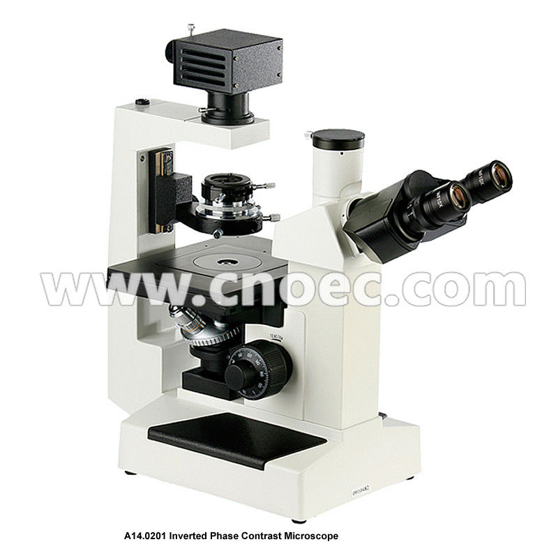 Trinocular Inverted Phase Contrast Microscope  Inverted Optical Microscope CE A14.0201