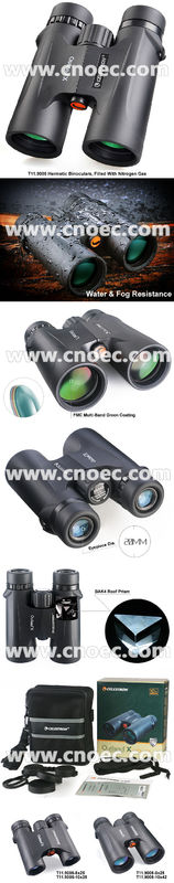 T11.9006 Hermetic Binoculars With Nitrogen Gas Water / Fog Resistance