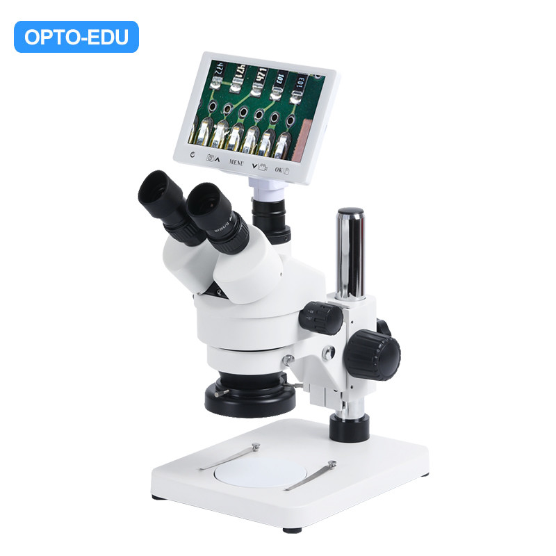 Stereo Usb Portable IPS Screen Hand Held Digital Microscope Dual Lens