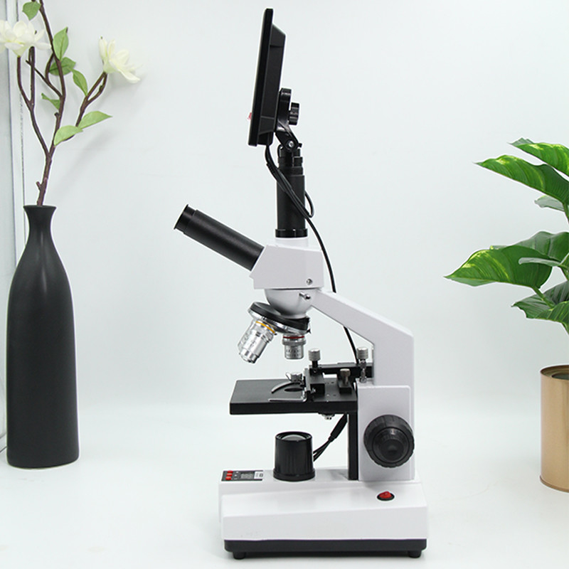 Heating Stage Portable Digital Microscope 40x H10x Eyepiece