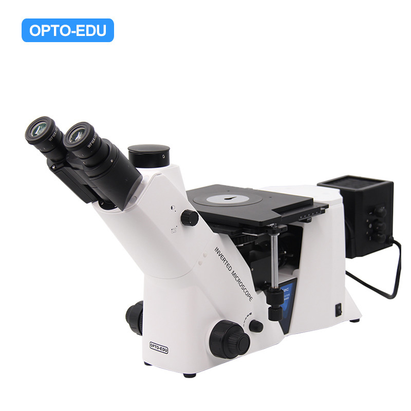 OPTO-EDU A13.2606 Invered Metallurgical Microscope, Reflect Light, BF