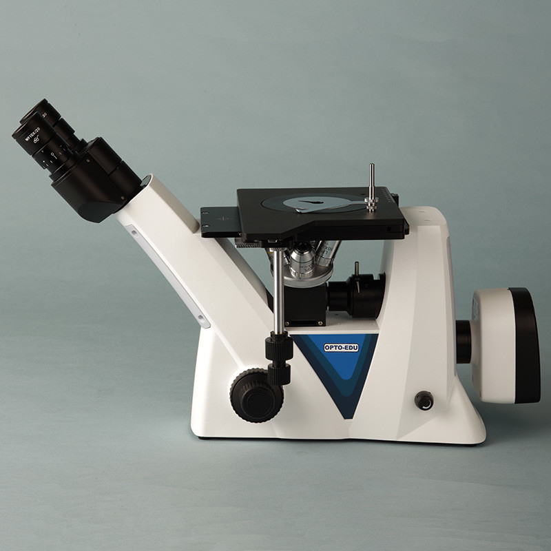 OPTO-EDU A13.2607 Invered MetallInvered Metallurgical Microscope, BF,PL