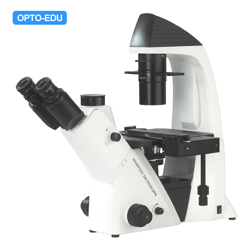 OPTO-EDU A14.2603 Inverted Microscope, Transmit Light , Semi-APO