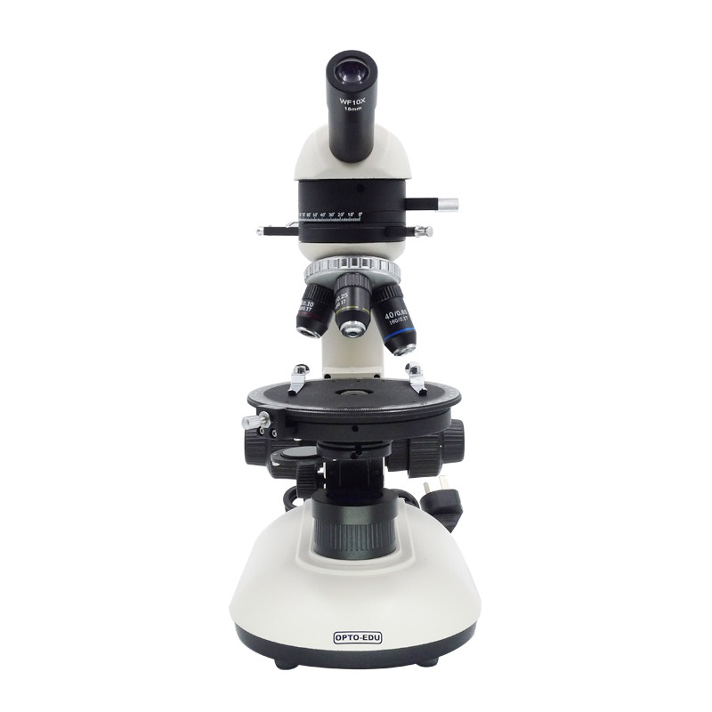 OPTO-EDU A15.2604 Polarizing Microscope, Monocular, Achromatic