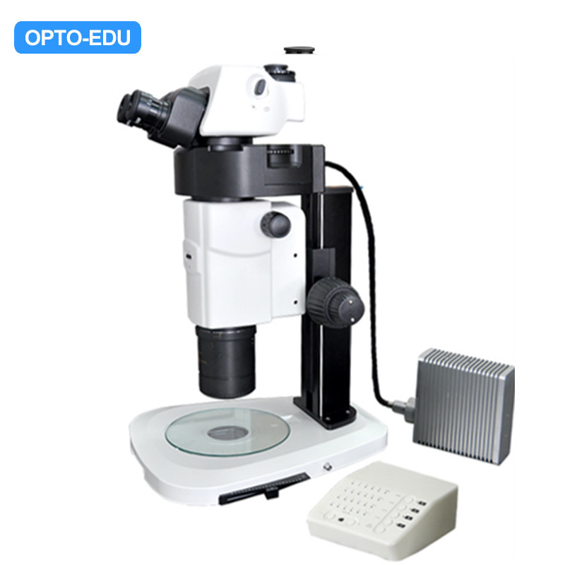 OPTO-EDU A23.1008-F APO Zoom Ratio 18:1 Fluorescent Parallel Zoom Stereo Microscope