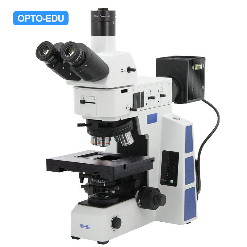 Opto Edu M13.5850 Motorized Microscope Metallurgical 3d Usb3.0 Cmos Digital Bd Pl Xyz