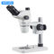 Pole Stand Stereo Zoom Microscopes Trinocular Magnification 6.7x - 45x