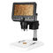 Brightness Adjustable Digital LCD Microscope DC 5V/1A Manual Focus 5mm To 80mm