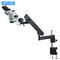OPTO-EDU A23.3645-STL6BT 0.7-4.5x Trinocular Swing Arm Boom Stand Without Light Source Zoom Stereo Microscope