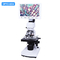 OPTO-EDU A33.5121-M 7" LCD Biological + USB Portable Dual Lens Digital Microscope, 2.0M