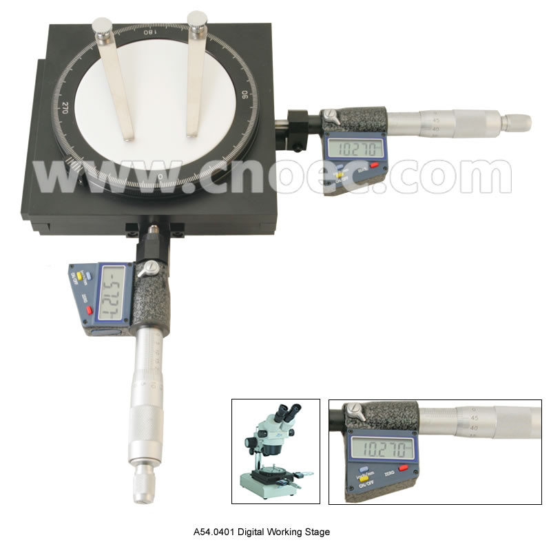 Microscope 9585 Dia 95mm Microscope Accessores Digital Working StageA54.0401